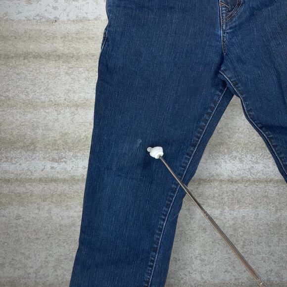 Vintage Y2K True Religion Skater Jeans 28x30 Slim Fit Dark Wash Geno Embroidered - Picture 7 of 8